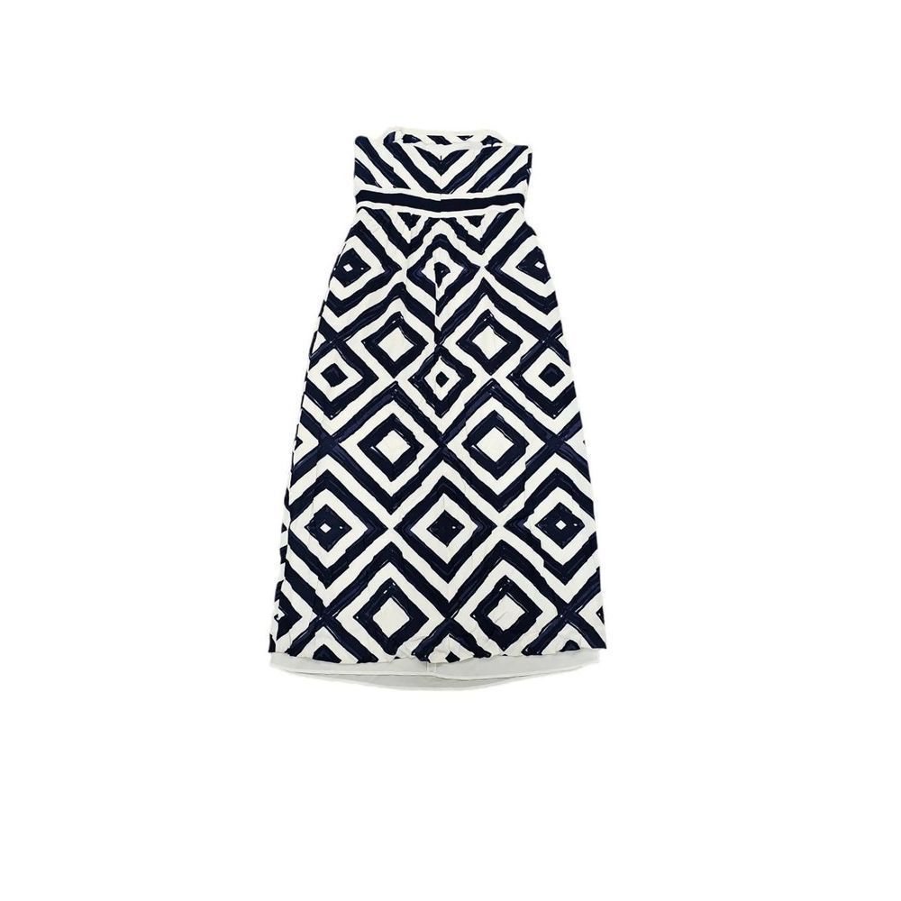Vineyard Vines Strapless Maxi Dress Resort Cruise Diamond print Cocktail - Picture 10 of 11